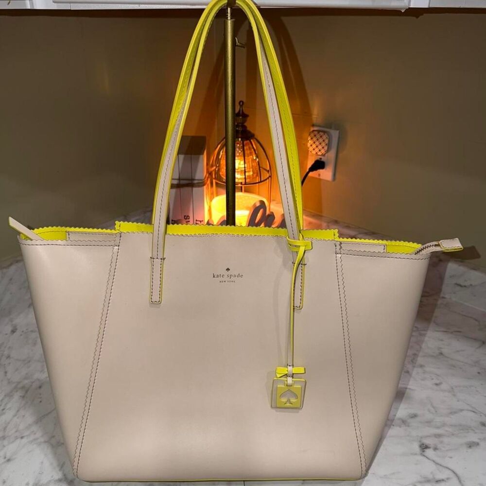 Kate-spade-new-york Women's Cream and Tan Bag
